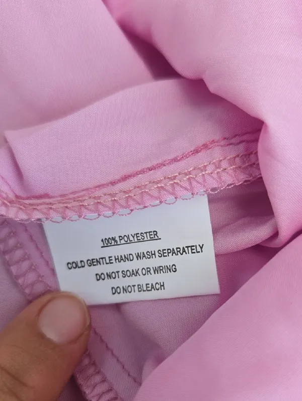 Mika & Gala Pink Halter Tiered Maxi Dress - Image 6