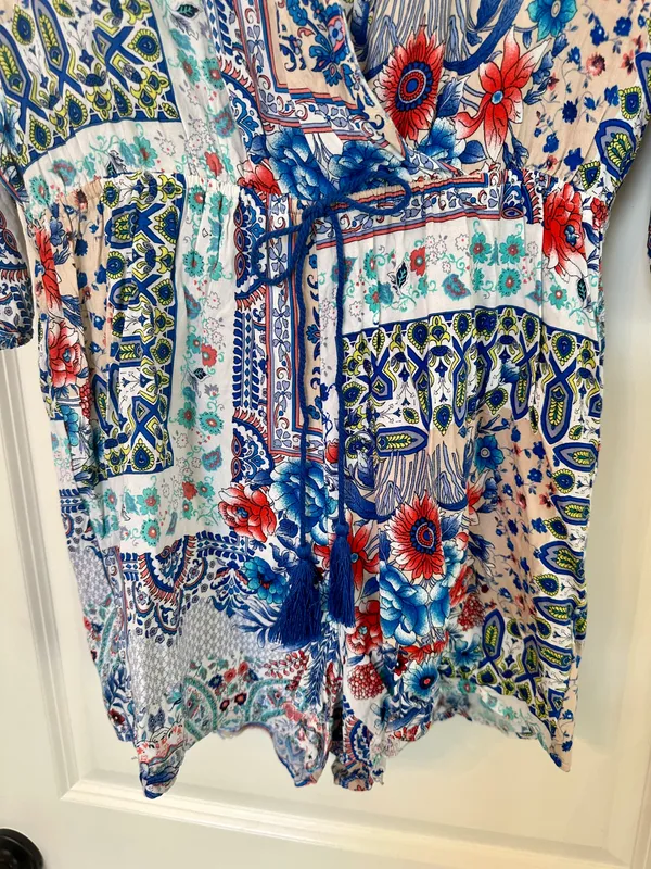Love Tree Adorable Colorful Romper! Perfect Condition 🤍💙 - Image 6