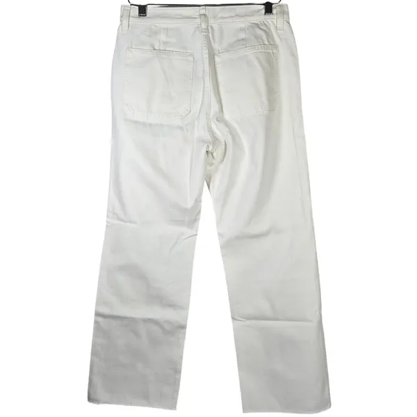 J. Crew Sailor mid-rise relaxed demi-boot jean in‎ white 26 BZ728 NWT - Image 2