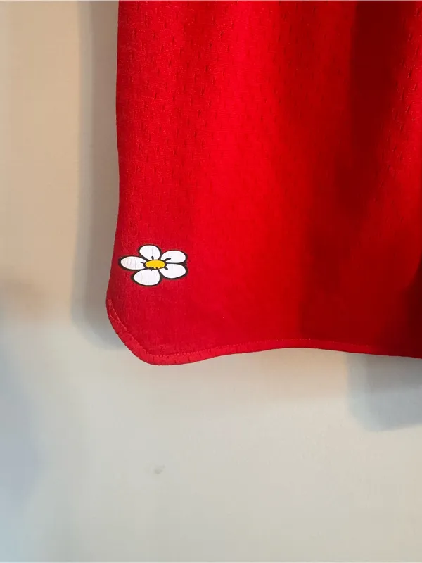 The Smurfs Smurfette Red Mesh Athletic Shorts Size L Cartoon‎ - Image 7