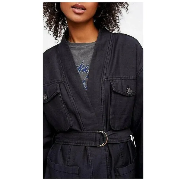 Free People In our Nature Cargo Jacket Size Medium - Image 3