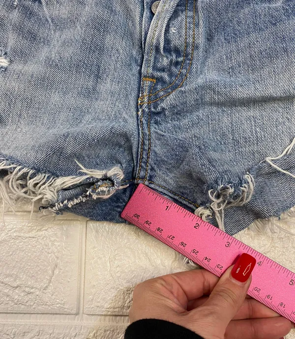 Levi's 501 Denim Shorts - Image 3