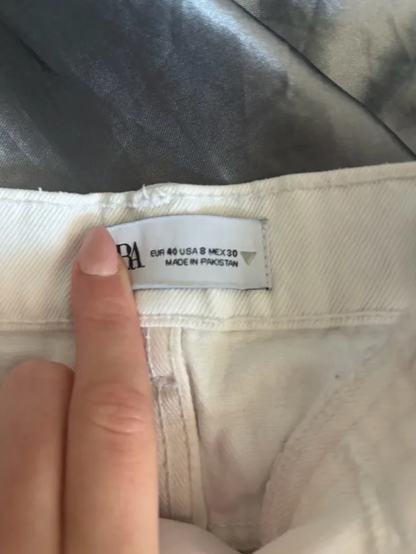 White ZARA Shorts - Image 2
