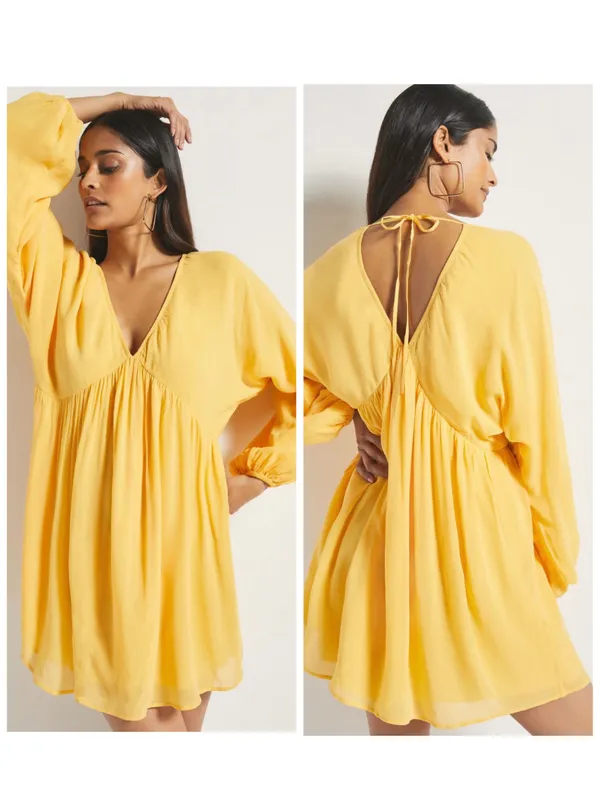 Anthropologie NWT Forever That Girl Flowy Mini Dress, Size S - Image 2