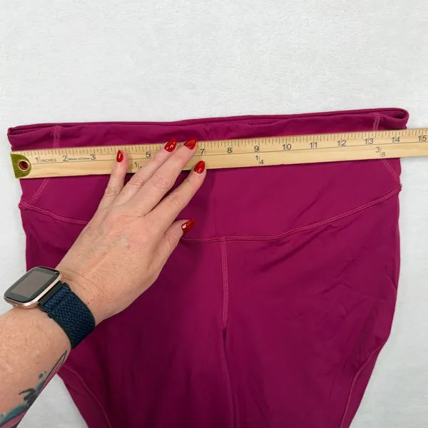 Lululemon 10 Base Pace High-Rise Running Tight 25" Pomegranate Pink Nulux W5DKHS - Image 9