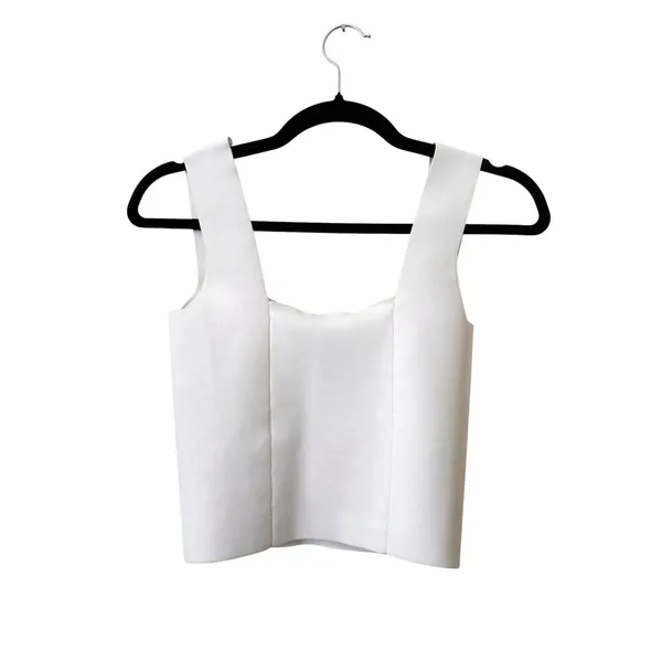A.L.C. Jordana Knit Sleeveless Top White X-Small NEW NWT - Image 3