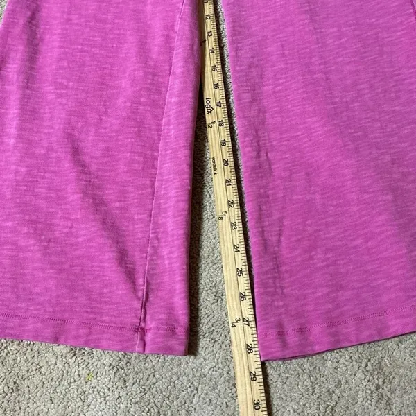 Y2K Pink Victoria's Secret Slub Knit Wide‎ Leg Lounge Pants XL - Image 5