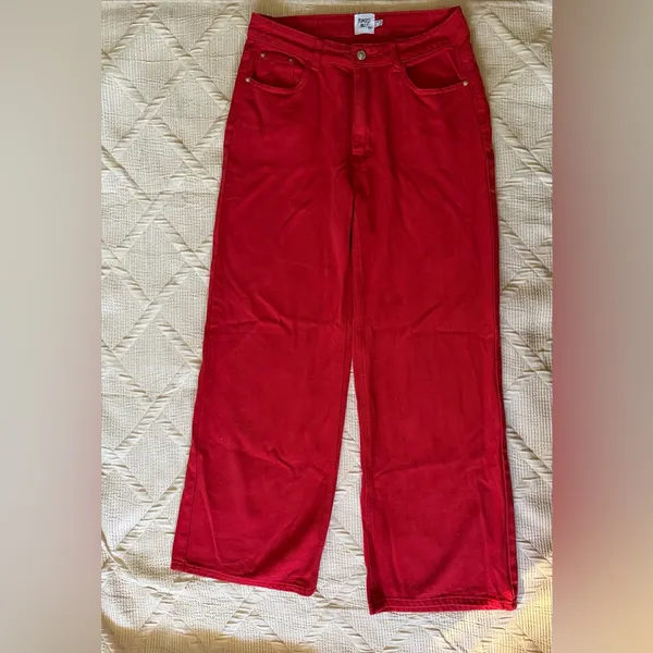 Princess Polly Bold Red Trousers - Image 4