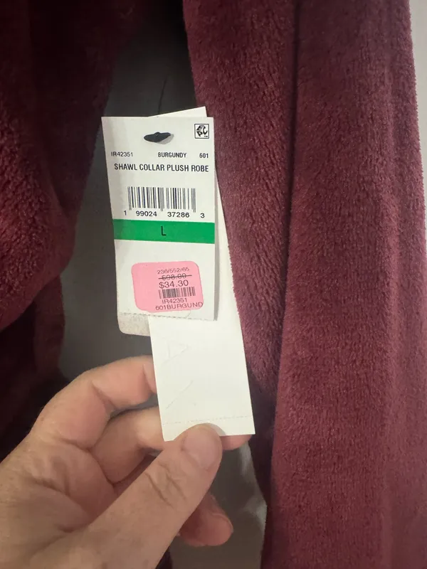 Purple robe Size L - Image 2