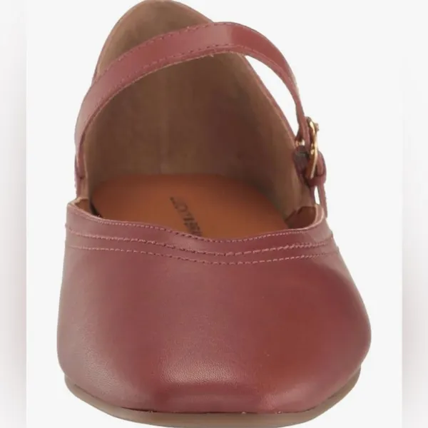 Lucky Brand Women's Albajane Mary Jane Ballet Flat Gold Accent in Henna sz 7.5 M - Image 11