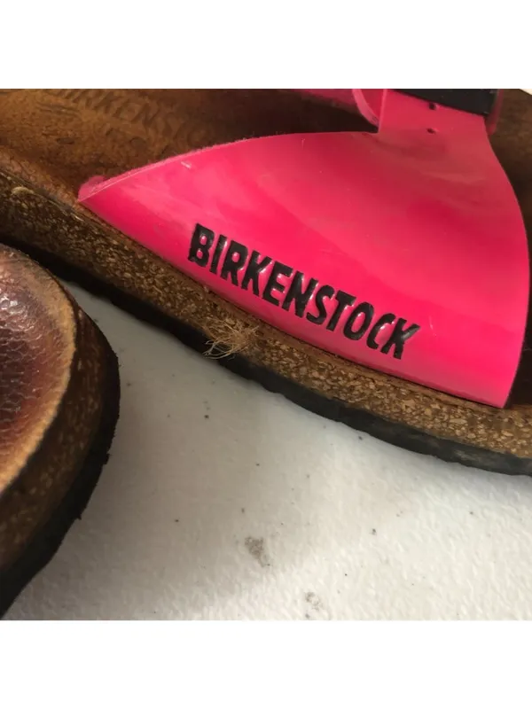 Birkenstock Madrid Single-Strap Slide Sandal Pink Relax 39 Narrow Women's Size 8 - Image 3