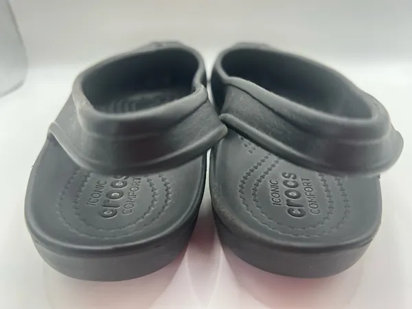 Crocs Black Slingback Flats Comfort Clogs Women’s Size 9 Slip On Casual Work - Image 6
