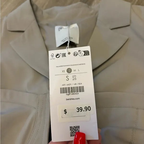 NWT berksha cropped blazer Black - Image 4