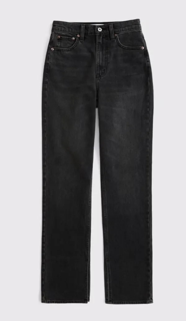 Abercrombie Curve Love Ultra High Rise 90s Slim Straight Jean - Image 3