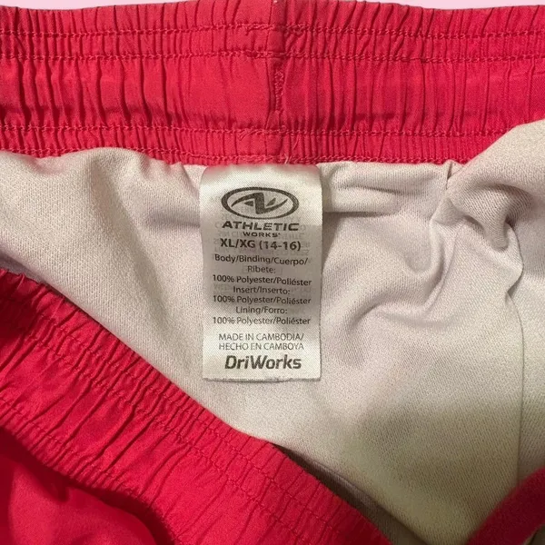 Athletic Works Pink and white athletic shorts - Image 3