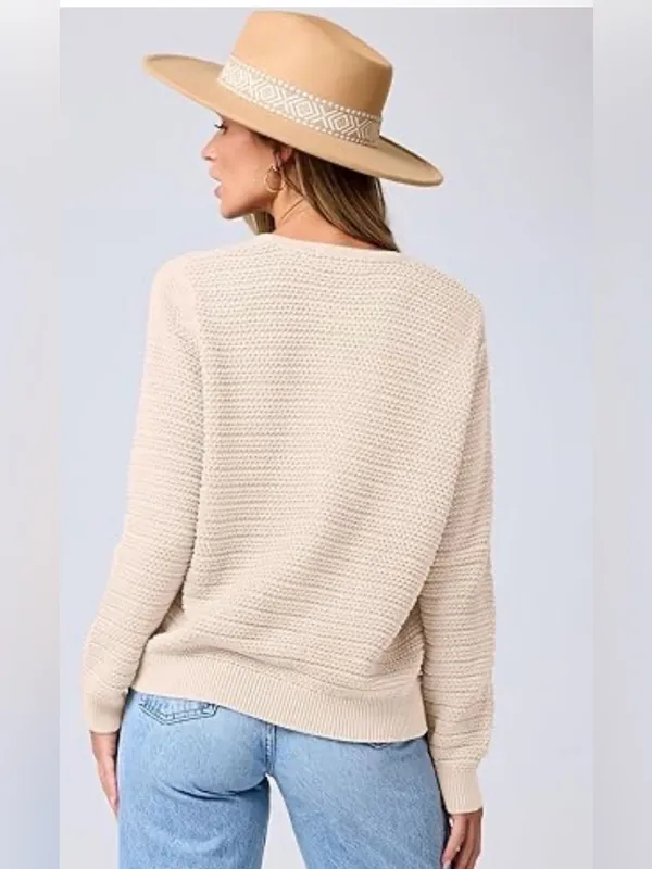 Women's Cream Button - Image 2