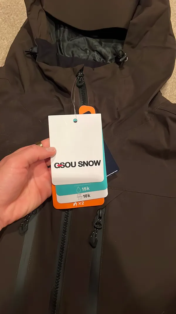Snowverb brand NWT coffee ski/oversized board jacket Multiple Size XL - Image 16