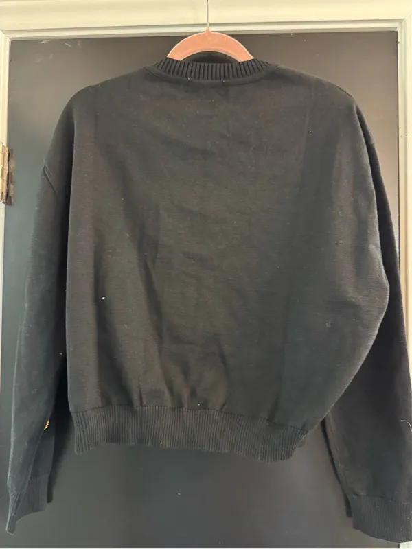 Football sweater Black Size M - Image 4