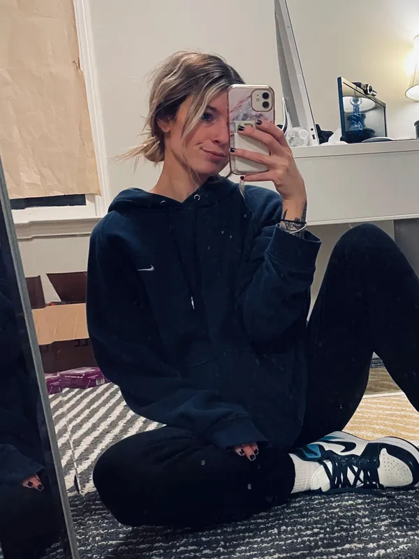 Nike Vintage Swoosh Hoodie - Image 2