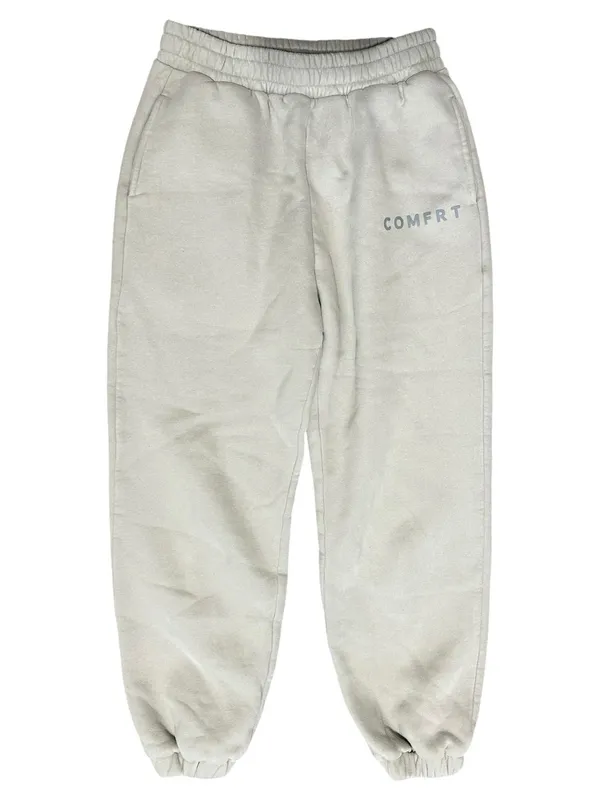 COMFRT Women's Uni-Sex Size M Cement Beige Tranquil Joggers Sweatpants - Image 2