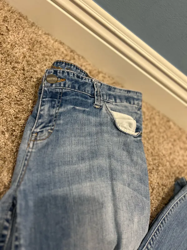 Madison Denim Women’s Distressed Flare Jeans - Image 3