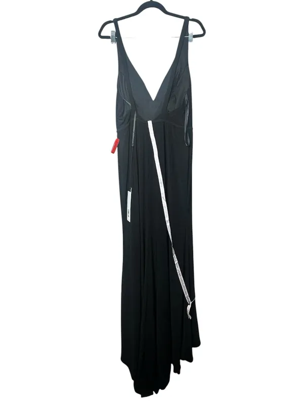IEENA Mac Duggal Plunge Neck High Slit Gown Dress Size 10 NWT - Image 5