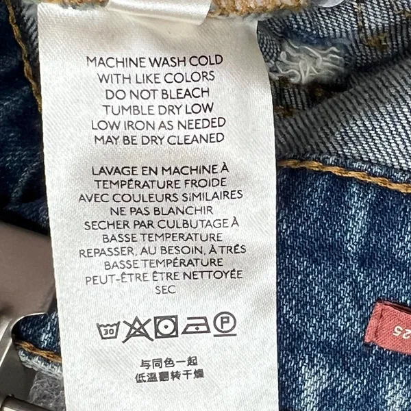 Pilcro Jeans Women 25 Blue‎ Distressed Mom High Rise Denim Stretch Festival - Image 13