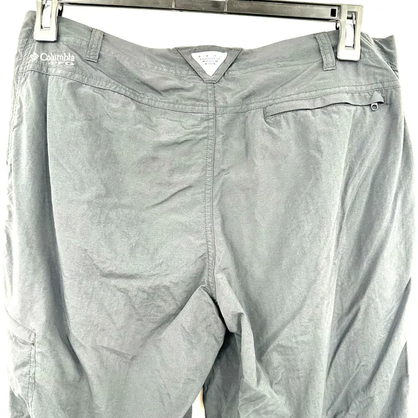 Columbia Size 14 Pants Black‎ Cargo Adjustable Length Omni Shade Outdoors Hiking - Image 7