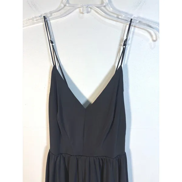 Silence + Noise Tennis‎ Dress/Romper XS Black Excellent V-Neck Adjustable Straps - Image 4