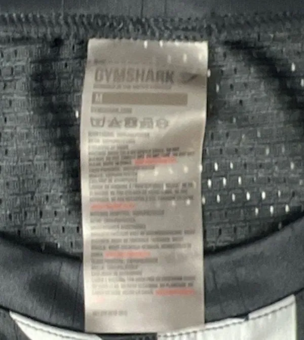 Gymshark Mesh Crop Top with Open Back size M - Image 3