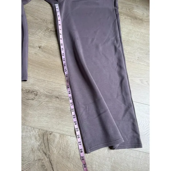 EUC Womens Spanx AirEssentials wide-leg pants brown plush‎ loungewear size XL - Image 5