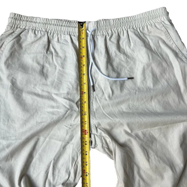 NWT Dandy Del Mar Brisa Men’s Linen Pants XXL Vintage Ivory Relaxed Fit Wide Leg - Image 9