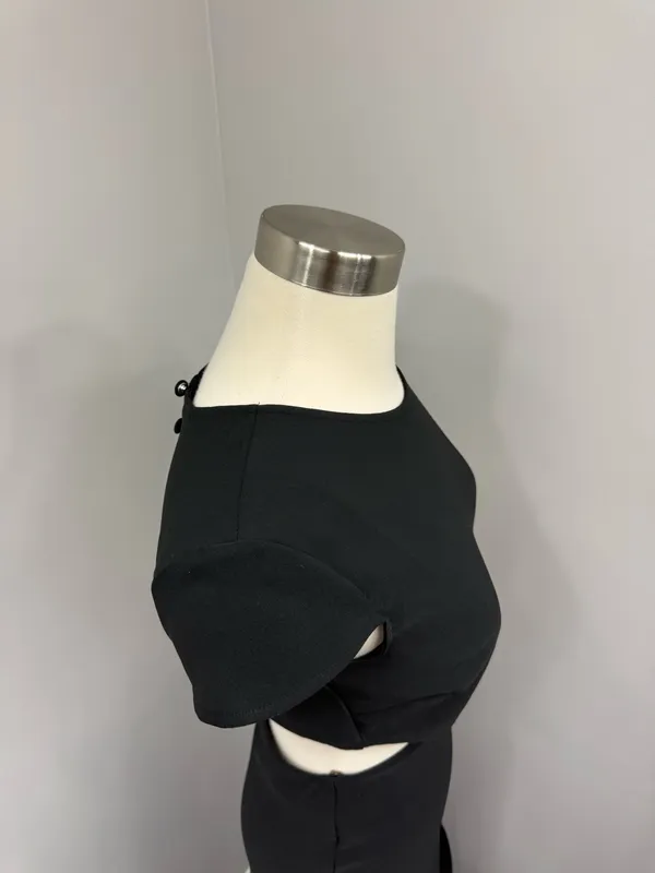 Lulu’s Conversation Black Cutout Maxi Dress  - Image 9
