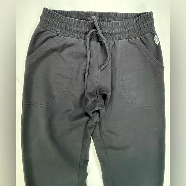 Free People Movement Black Slim Track Joggers - Image 3