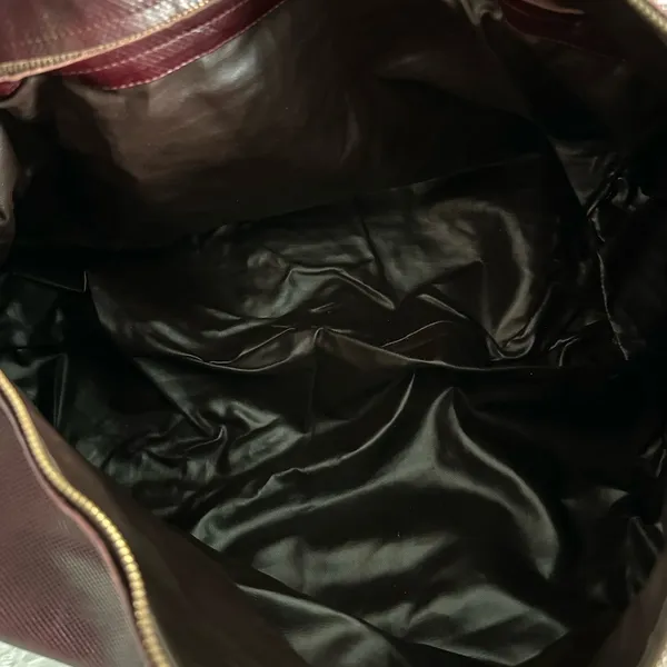 Vintage Bottega Veneta Leather Overnight‎ Duffle Bag - Image 11