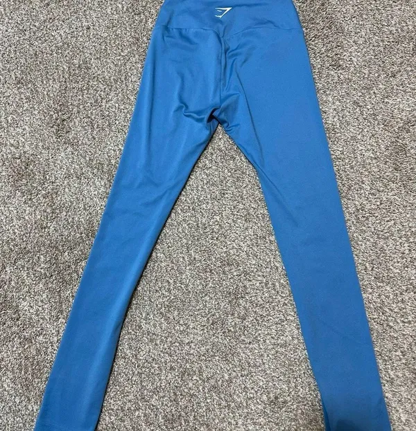 Gymshark Blue Leggings Athletic Bottoms - Image 3