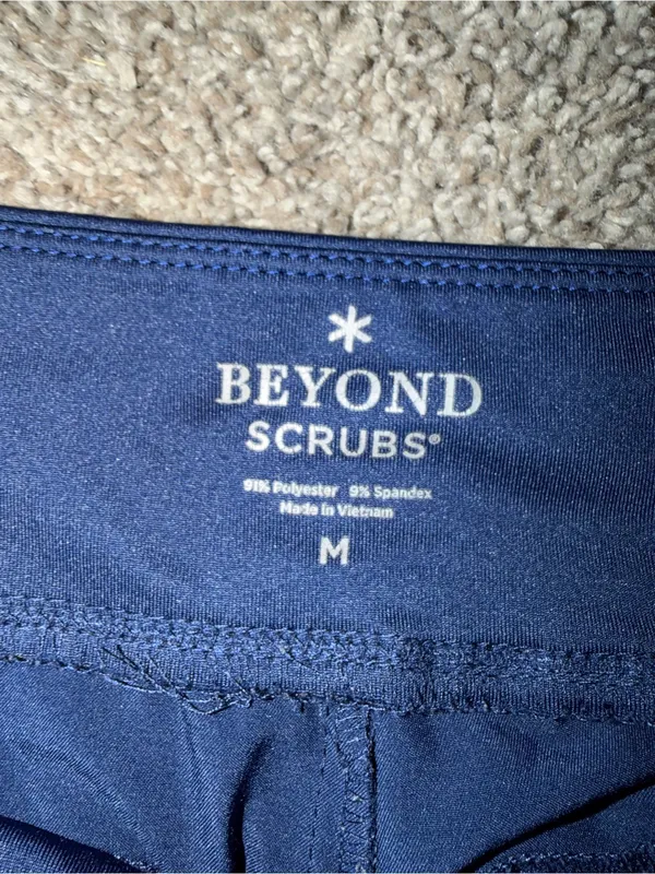 Beyond Scrubs Navy Blue Scrub Jogger Scrubs - Image 3