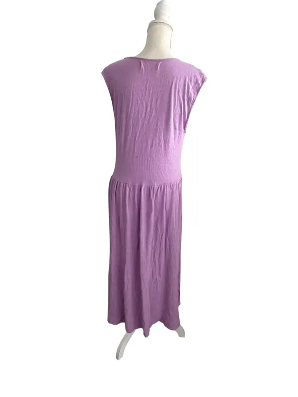 FREE PEOPLE Beach Lavender Purple Maxi Dress Size XS - Image 6