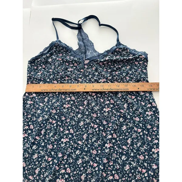 Marilyn Monroe Slip Dress Sz XL Floral Babydoll Nightgown Lace Cottage Fairy - Image 11