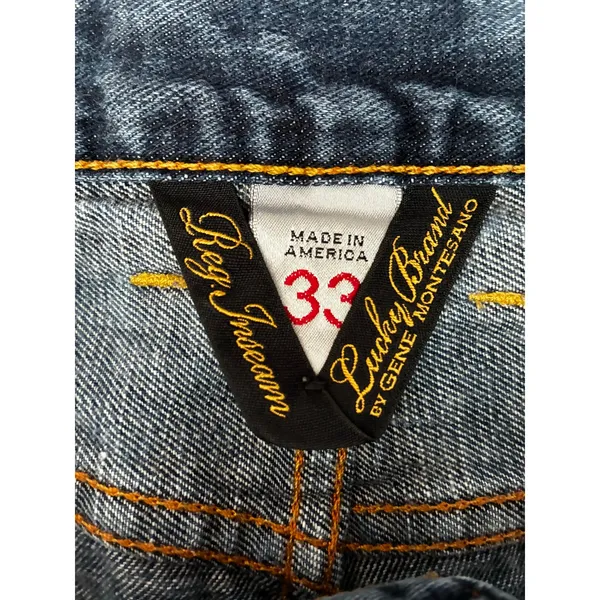 Vintage Lucky Brand Vintage Straight Medium Wash Jeans Women's 33 - Image 3