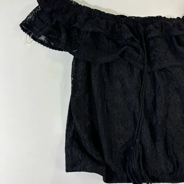 Black Offthe shoulder blouse Size L - Image 2