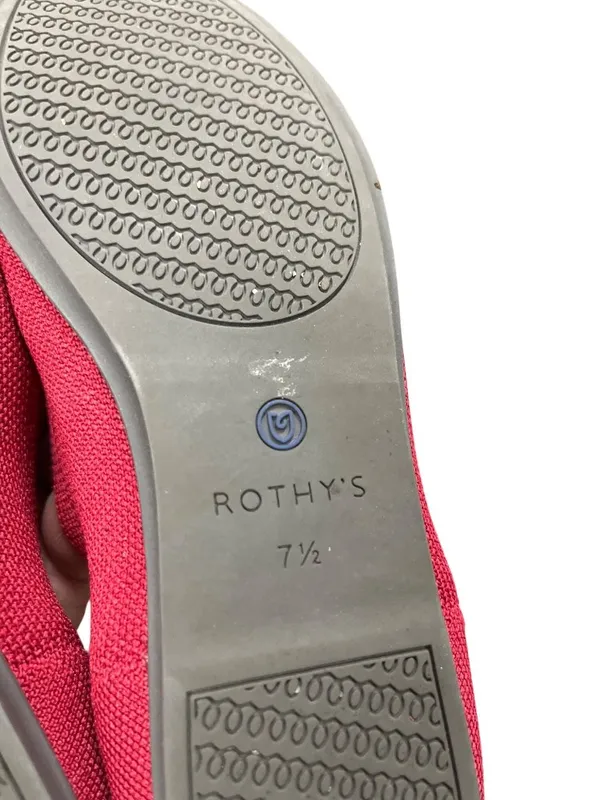 Rothy's The Point womans red knit pointed flats shoes sz 7.5 SKU 10-438 - Image 6