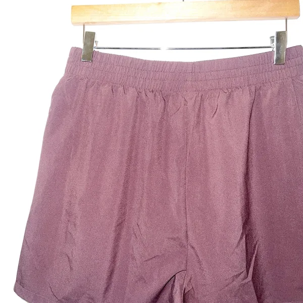 Gymshark women’s brown purplish pull on active running shorts - Image 6