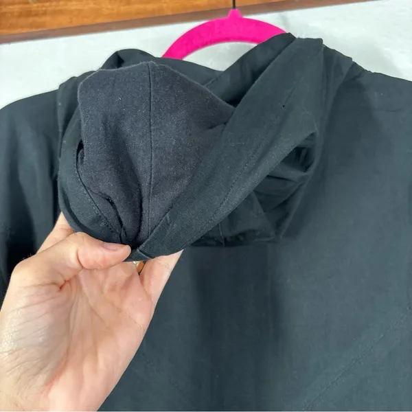 Aerie Offline Black Quarter Zip Anorak Jacket Size Small Petite Utility - Image 7