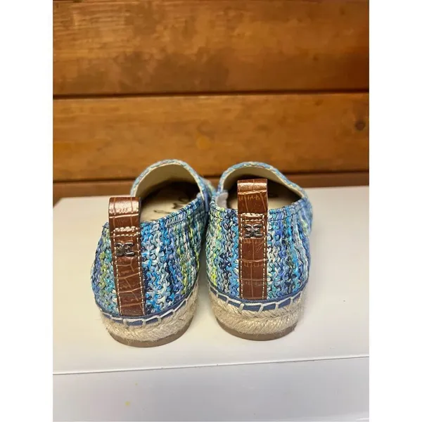 Sam Edelman * Weaved/Leather  * ESPADRILLES * Shoes Sz 7.5 - Image 2
