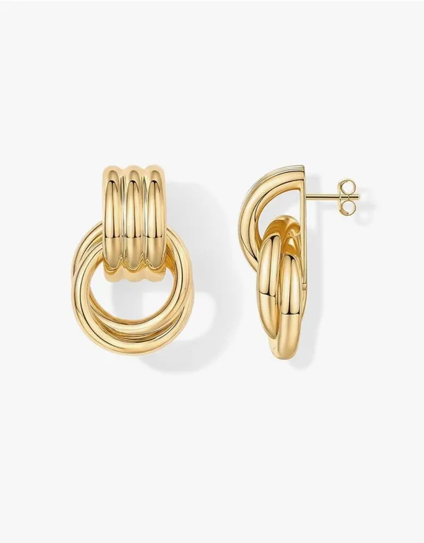 Pavoi Amazon Gold Earrings - Image 2