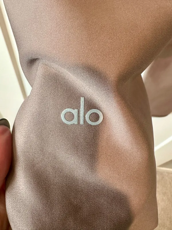 Alo Yoga 7/8 High-Waisted Airlift Leggings Mushroom Women’s L - Image 3
