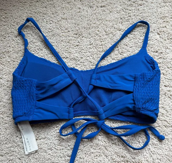 Hollister Royal Blue Swimsuit Top - Image 3