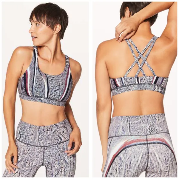 Lululemon Energy Nuxlux Sports Bra Polychromatic Energy Size 6 Workout - Image 2