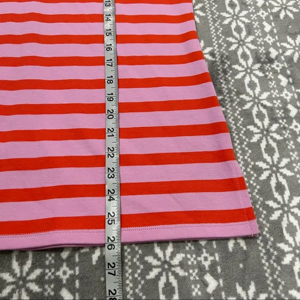 Talbots‎ Calder Striped Knot Mock Neck Long Sleeve Top Small Preppy Feminine - Image 9
